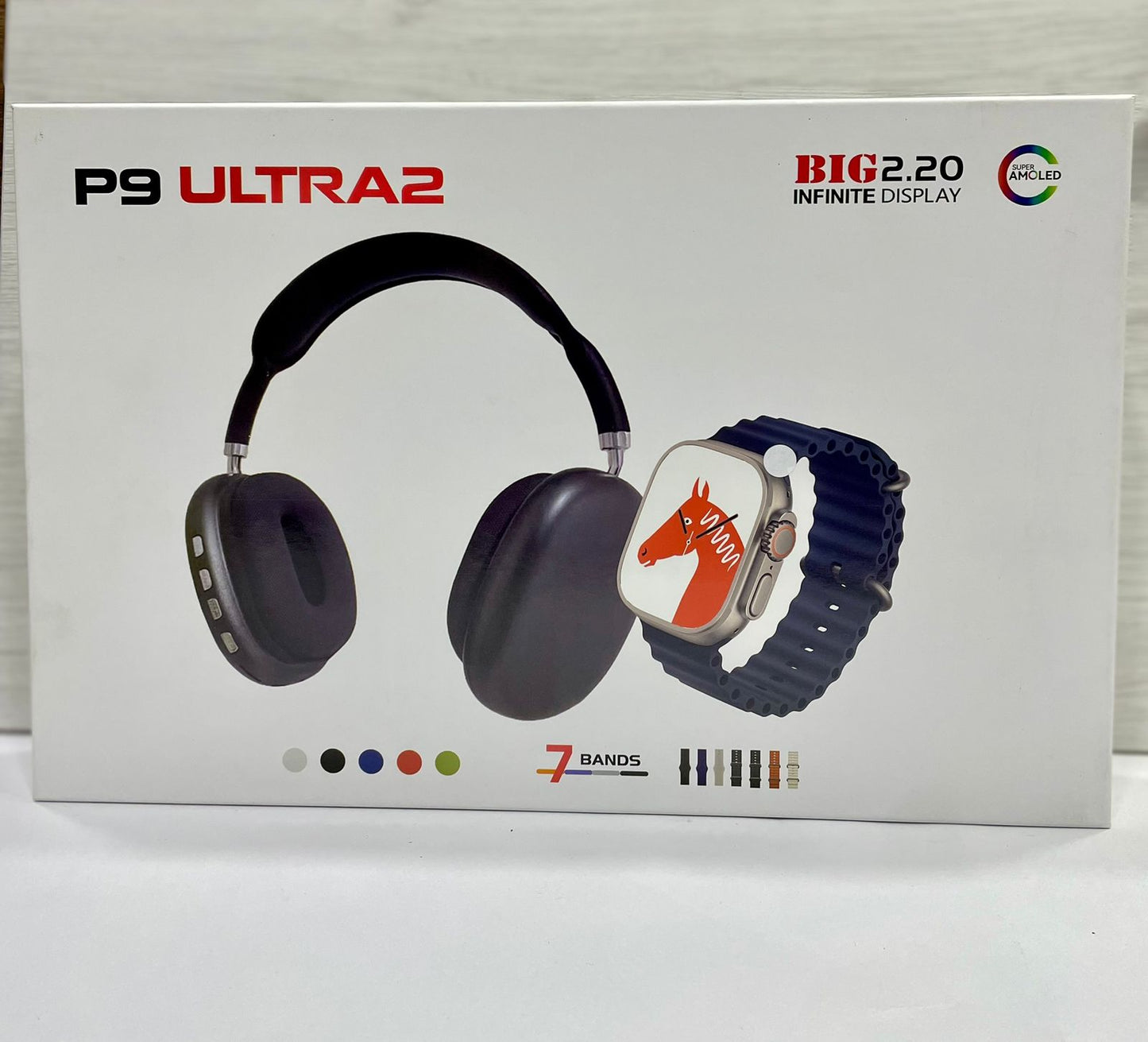 COMBO DIADEMA RELOJ 7 MANILLAS P9