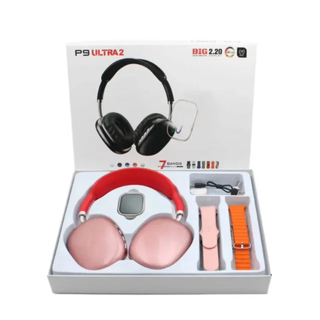 COMBO DIADEMA RELOJ 7 MANILLAS P9
